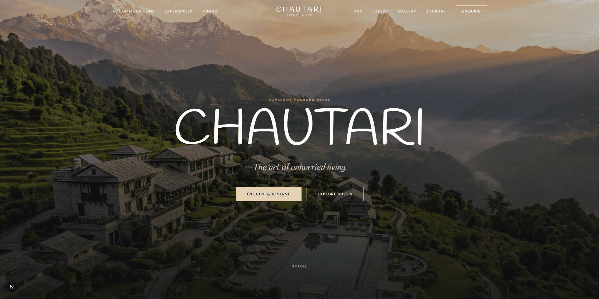 Chautari Resort Website